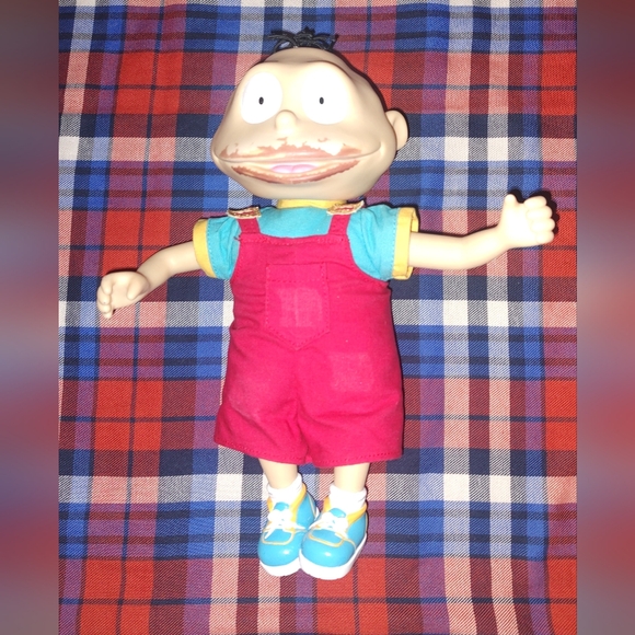 Vintage Rugrats Tommy Pickles "Milk and Munchies" Dirty Face 10" Plush 1999 - Picture 2 of 9